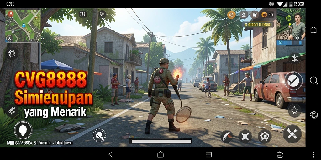 Tangkapan layar gameplay CVG8888 yang menarik dan interaktif.