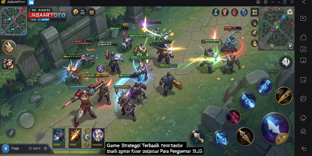 Tampilan menarik gameplay JABARTOTO dengan banyak strategi dan pertempuran.