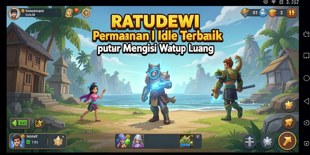 Tampilan gameplay RATUDEWI yang menarik dan interaktif.