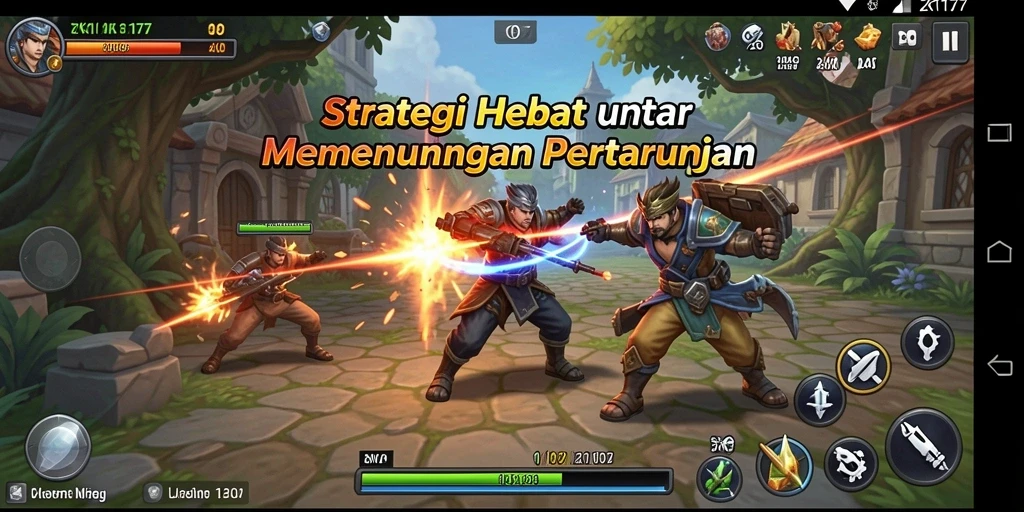 Tampilan seru dari gameplay ZK1177 yang menantang strategi.